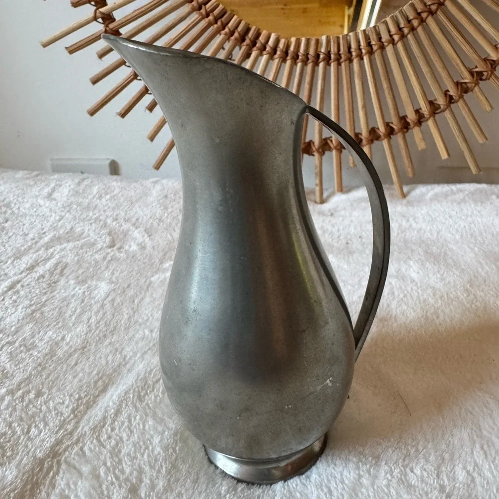 Vintage Royal Holland Pewter Pitcher Creamer Dining Server Midcentury Modern